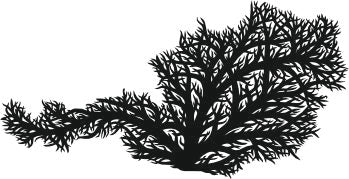 Austria tree map wall laser cut files