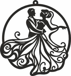 Ballroom Dance Christmas toy svg