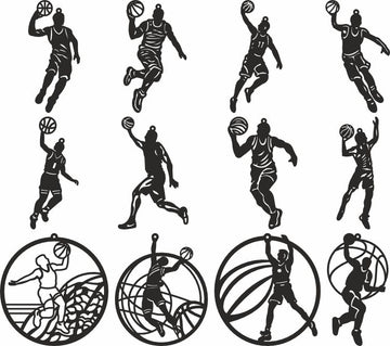 Basketball vector ornament files