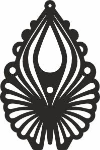 Boho and Hippie earring ornament