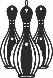 Bowling christmas svg