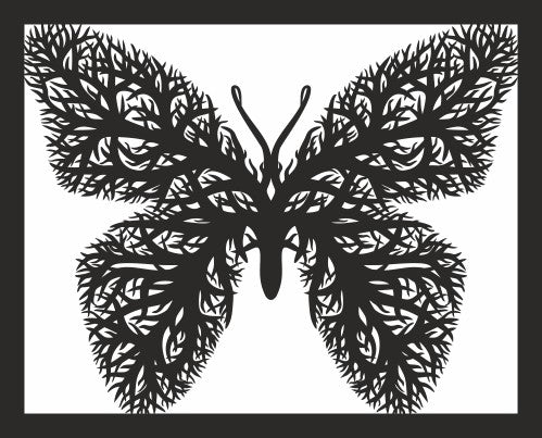 Butterfly tree style decor