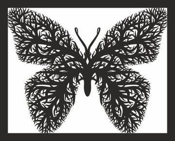 Butterfly tree style decor