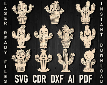 Cactus christmas toy