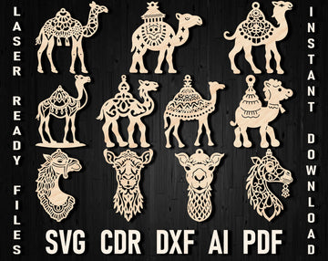 Camel laser cut files