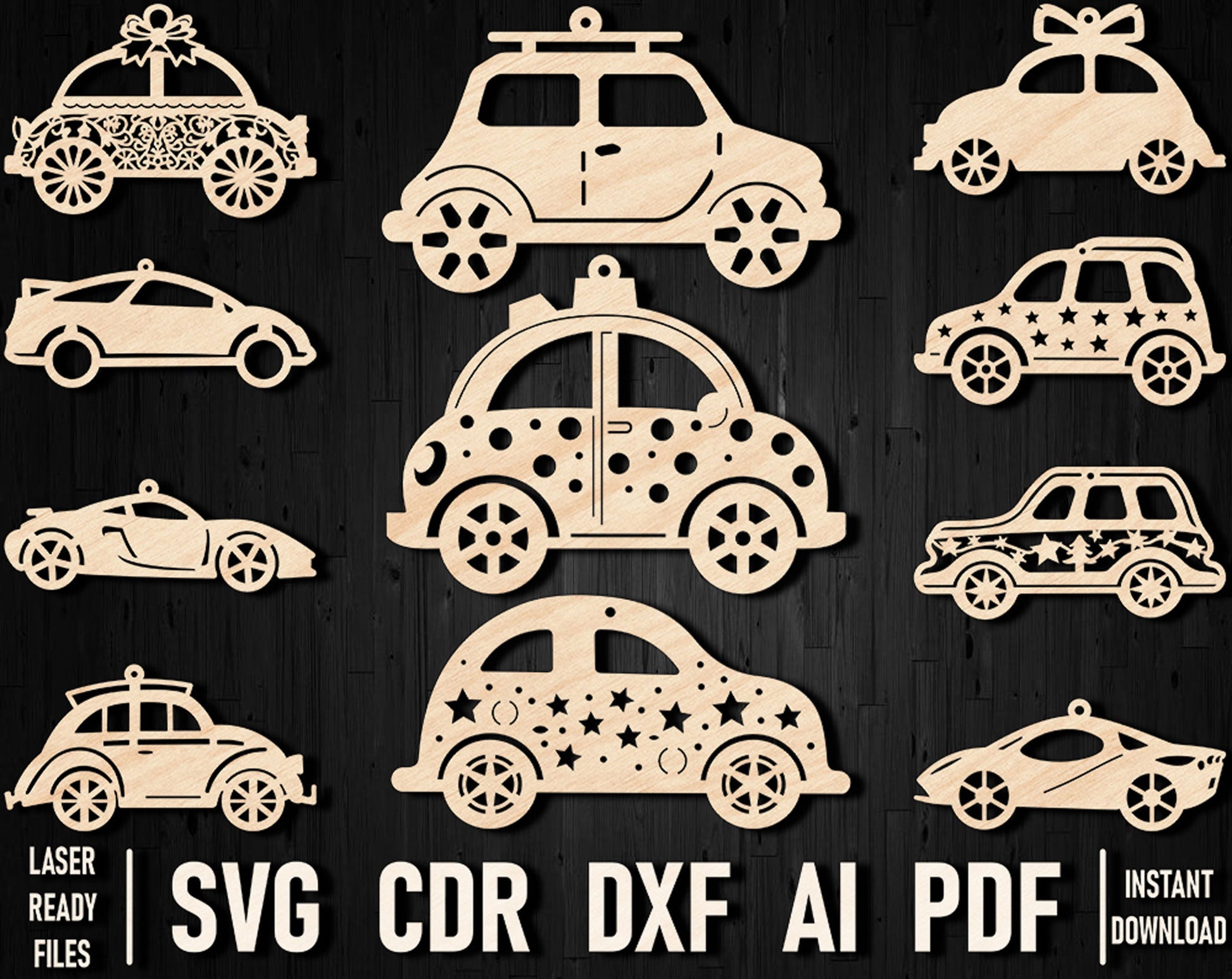 Car vector svg bundle
