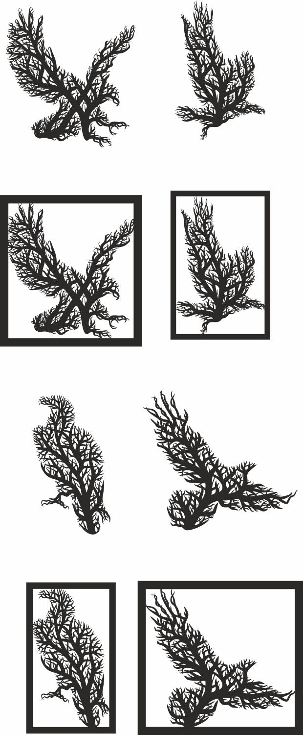Eagle Glowforge Wall decor