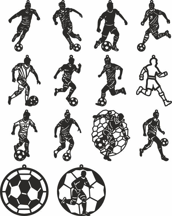 Football vector glowforge files