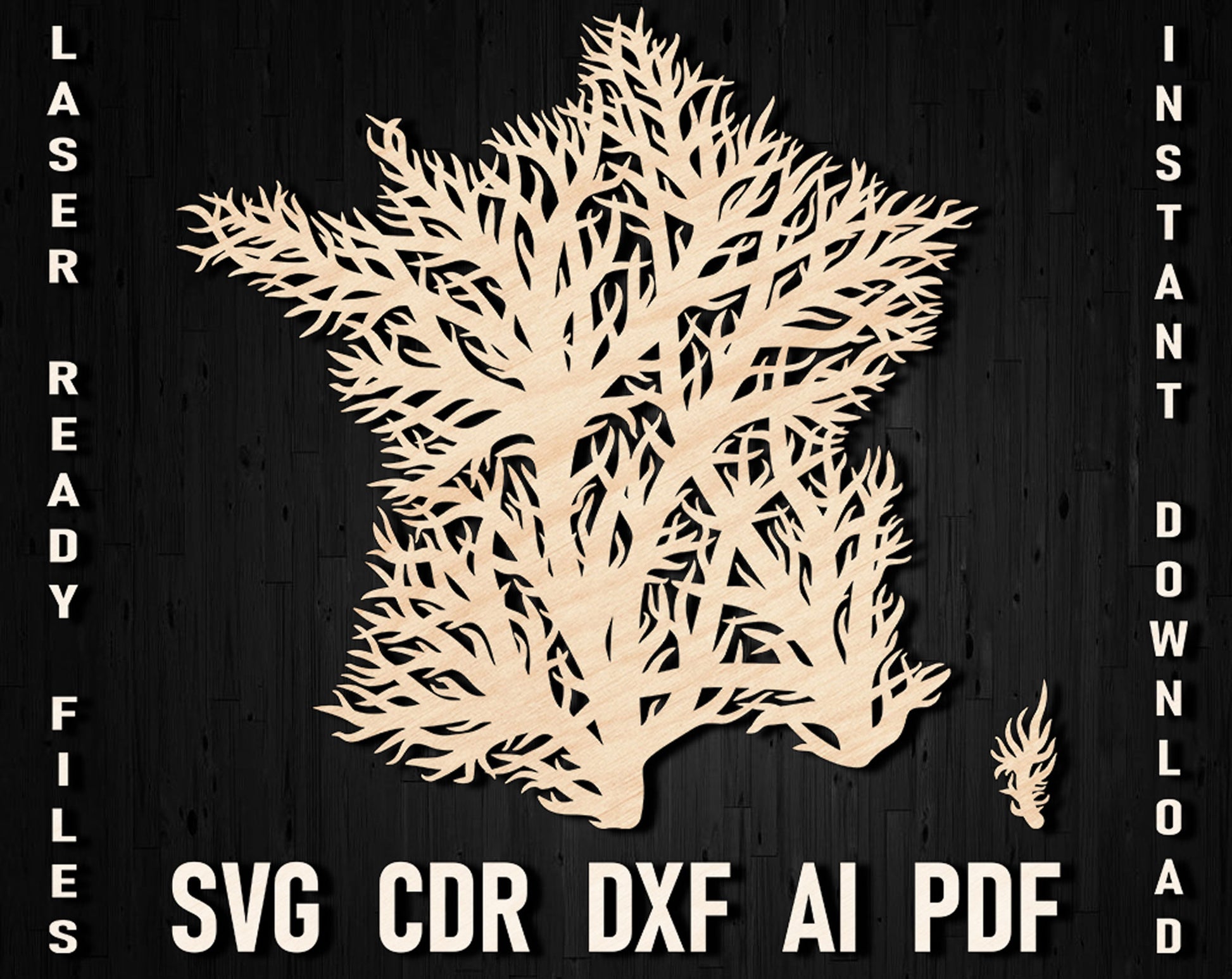 France wooden wall map