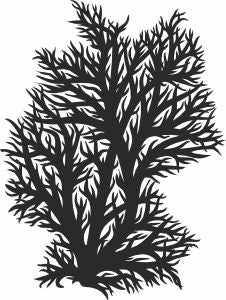 Germany tree style wall map file