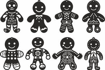 Gingerbread svg vector design