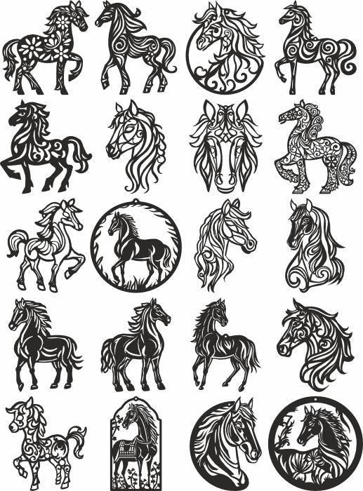 Horse vector design
