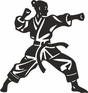 Karate svg toy
