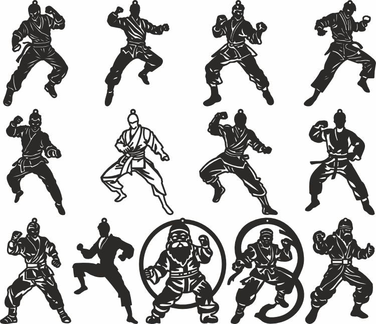 Karate vector svg files
