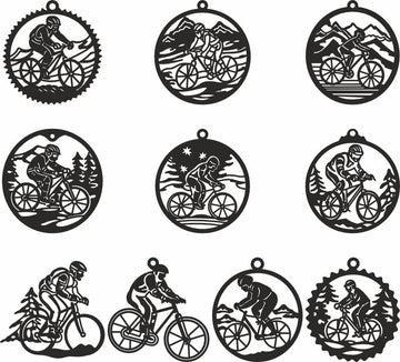 Mountain Bike dxf vector files
