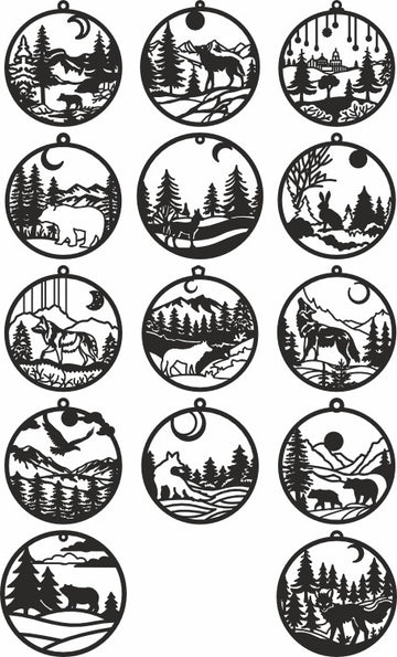 Nature dxf design file