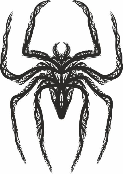 Spider tree decor svg
