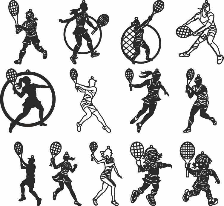 Tennis vector svg files