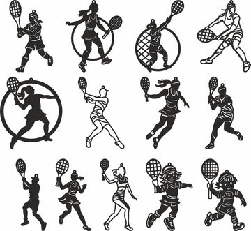 Tennis vector svg files