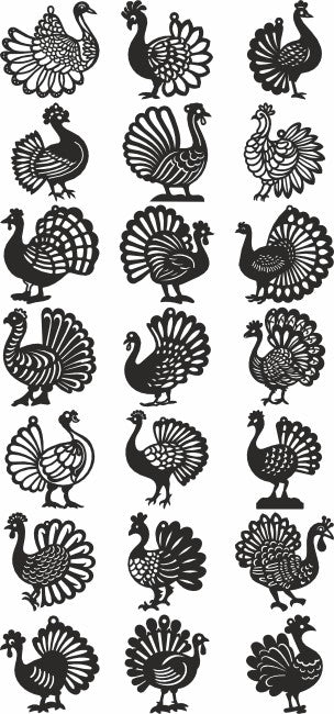 Turkey christmas svg files