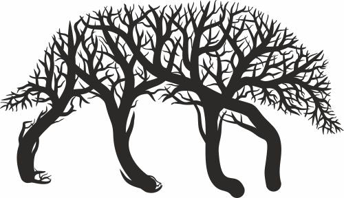 Wolf tree panel