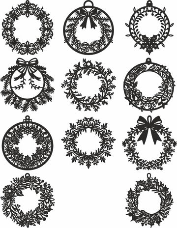 Wreath vector svg design