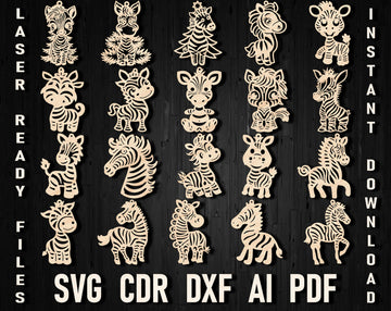 Zebra laser cut svg files
