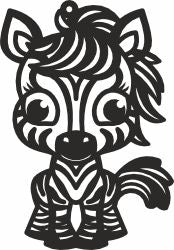 Zebra svg vector design