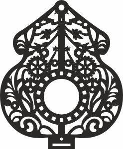 christmas laser design svg