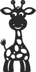 giraffe vector svg