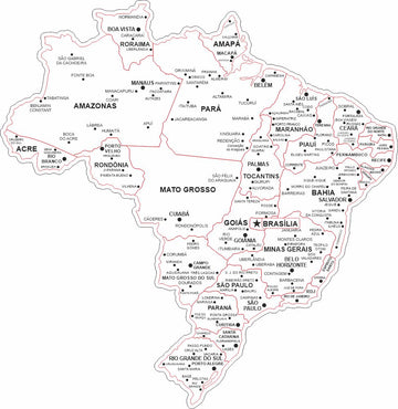 Brazil Svg Map