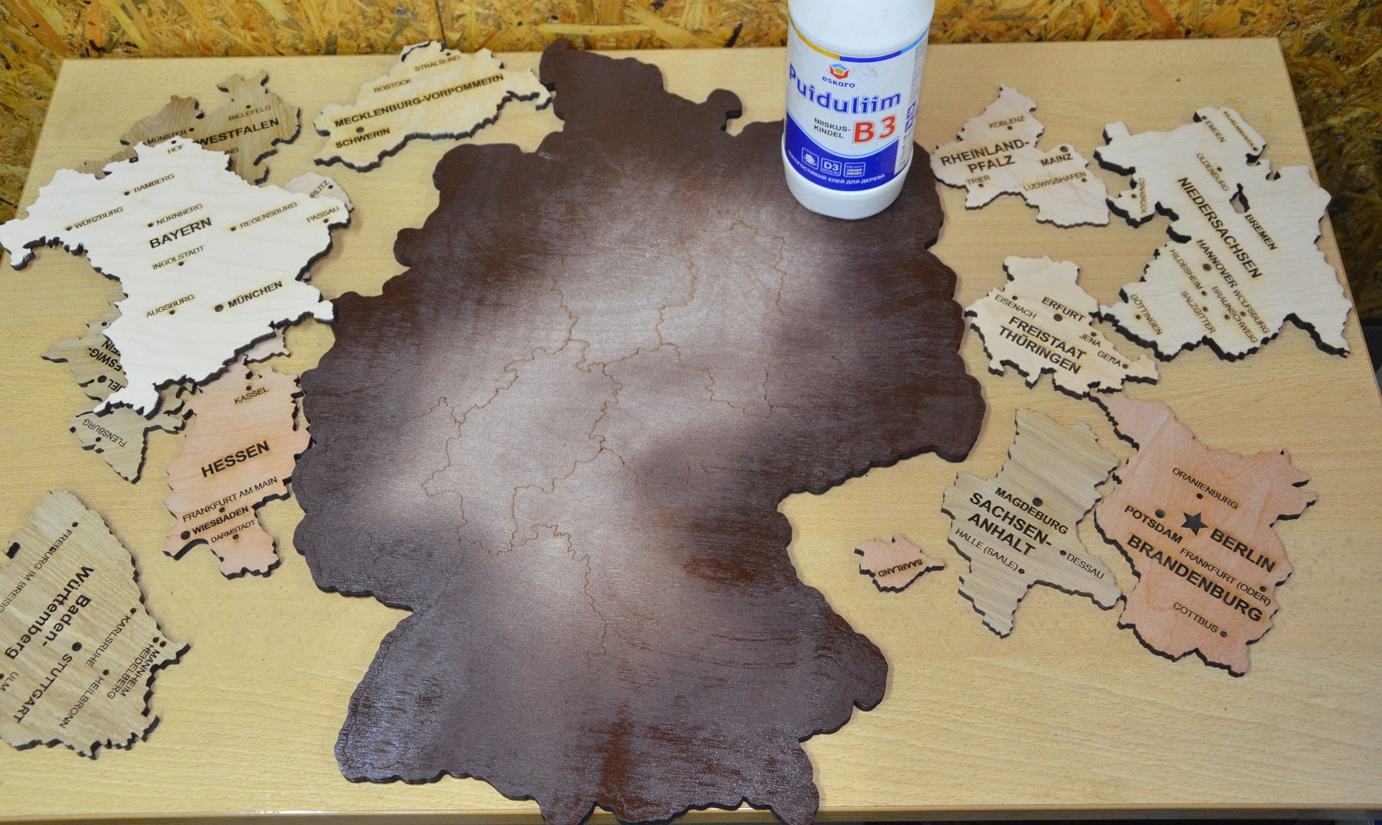 Deutschland wooden cdr