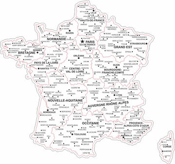 France Svg Map
