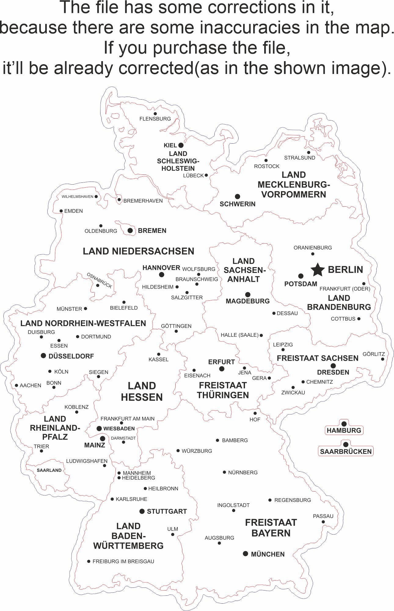 Germany Svg Map 
