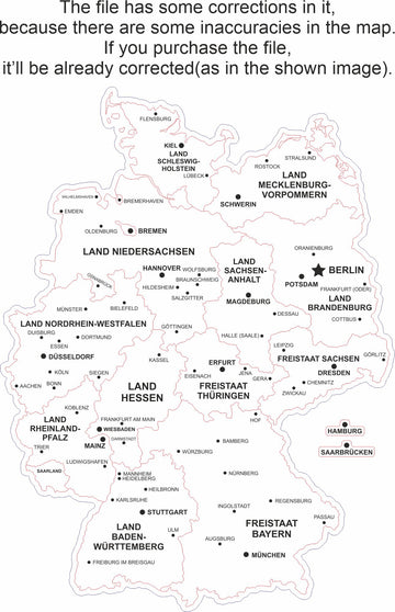 Germany Svg Map