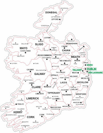 Ireland Svg Laser Files