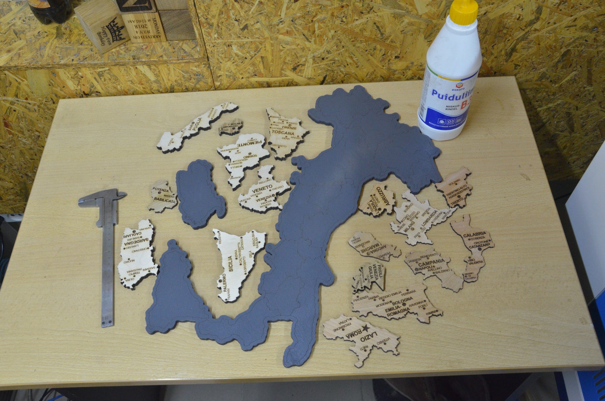 Italy creation Map svg