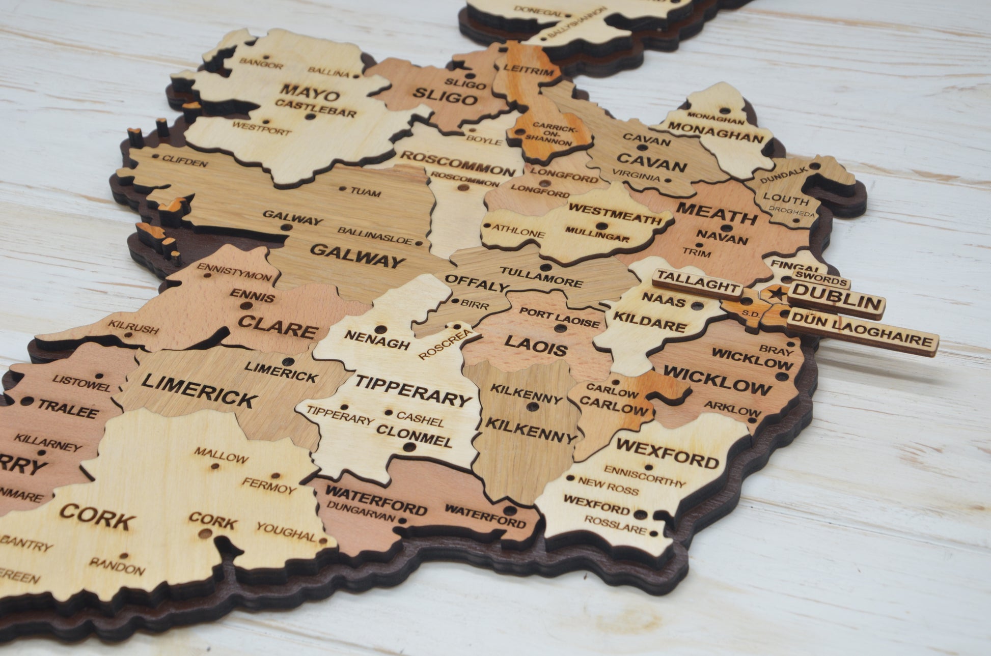 Northern Ireland Laser Map