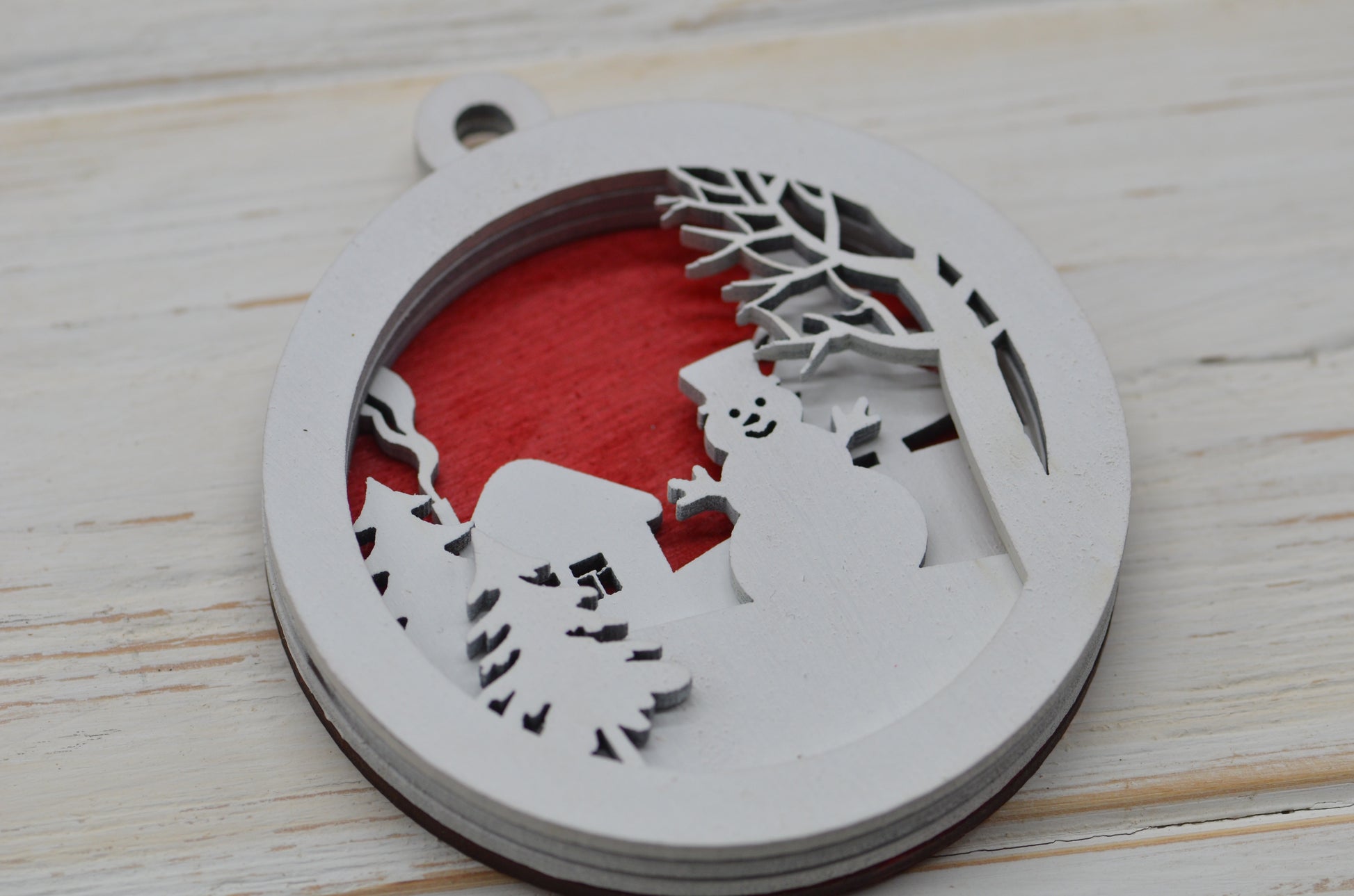 Snowman laser cut file