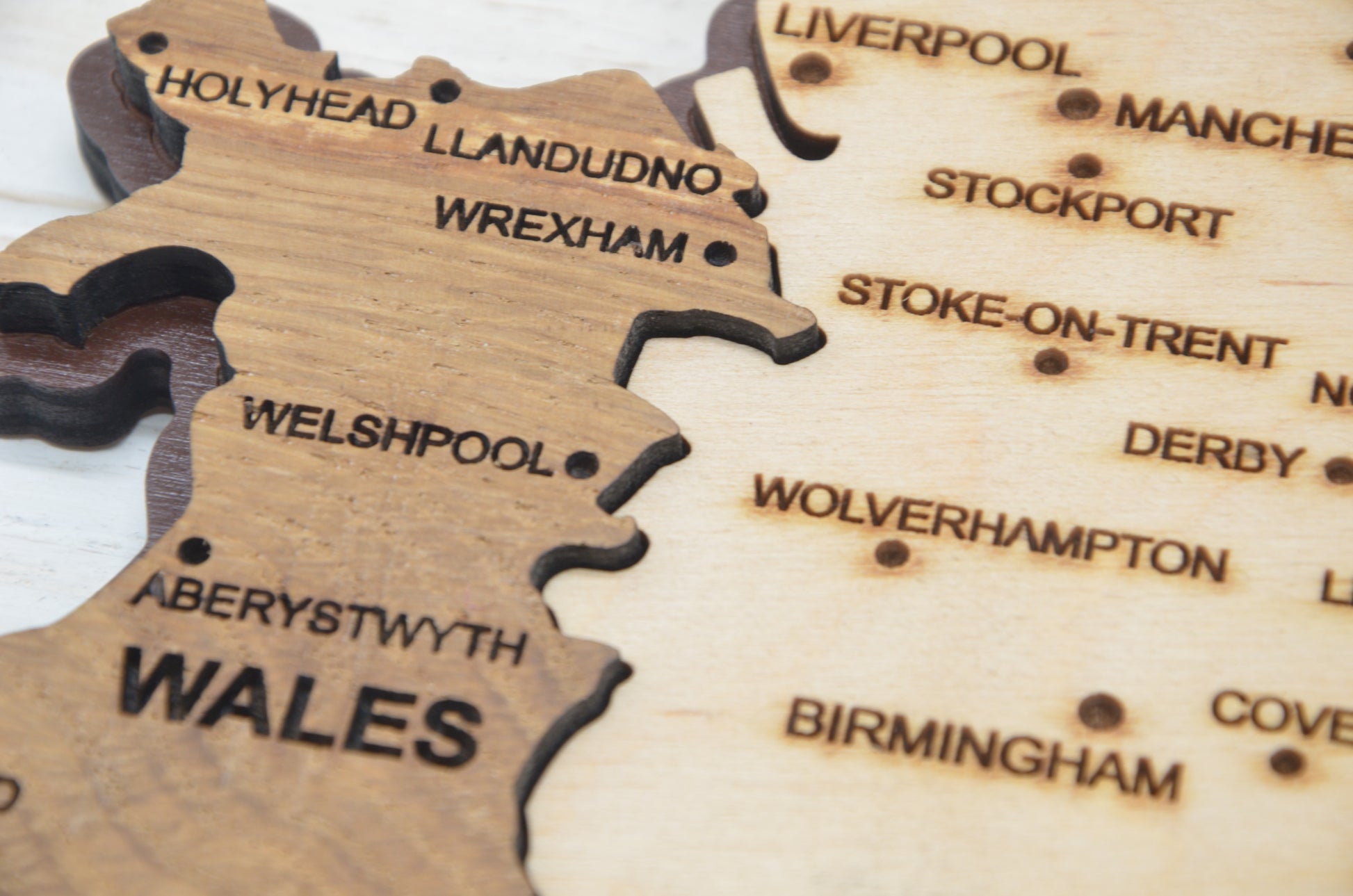Wales Svg Wooden map