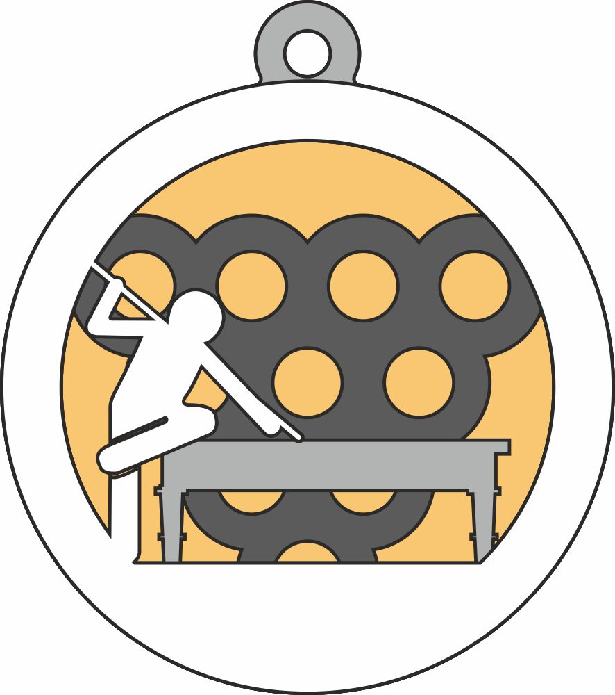 billiards laser cutting christmas files