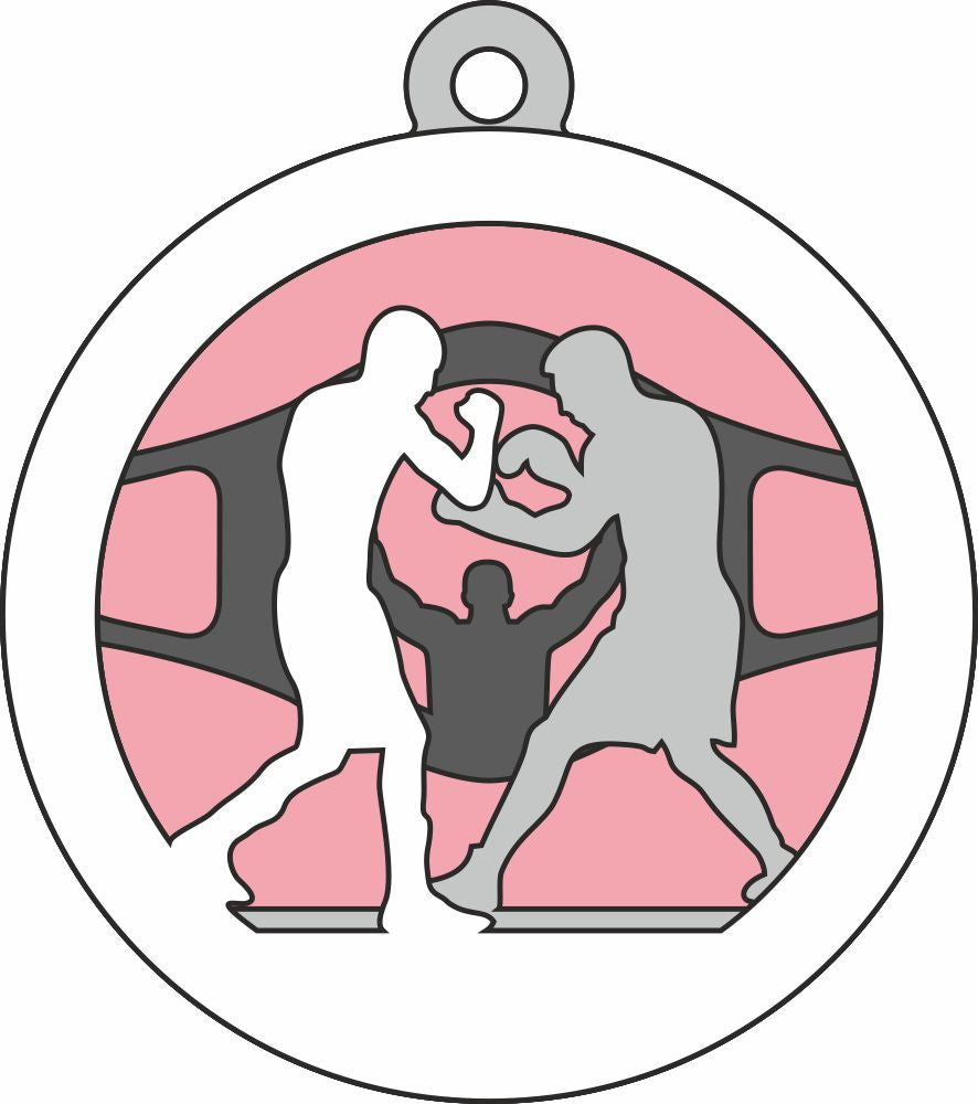 boxing gym christmas svg files