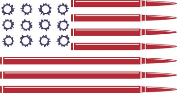 Bullet USA American Flag Svg Download For Cricut And Silhouette
