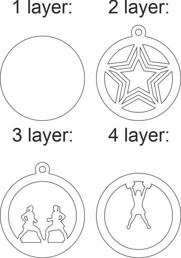 cheerleader multi-layered file