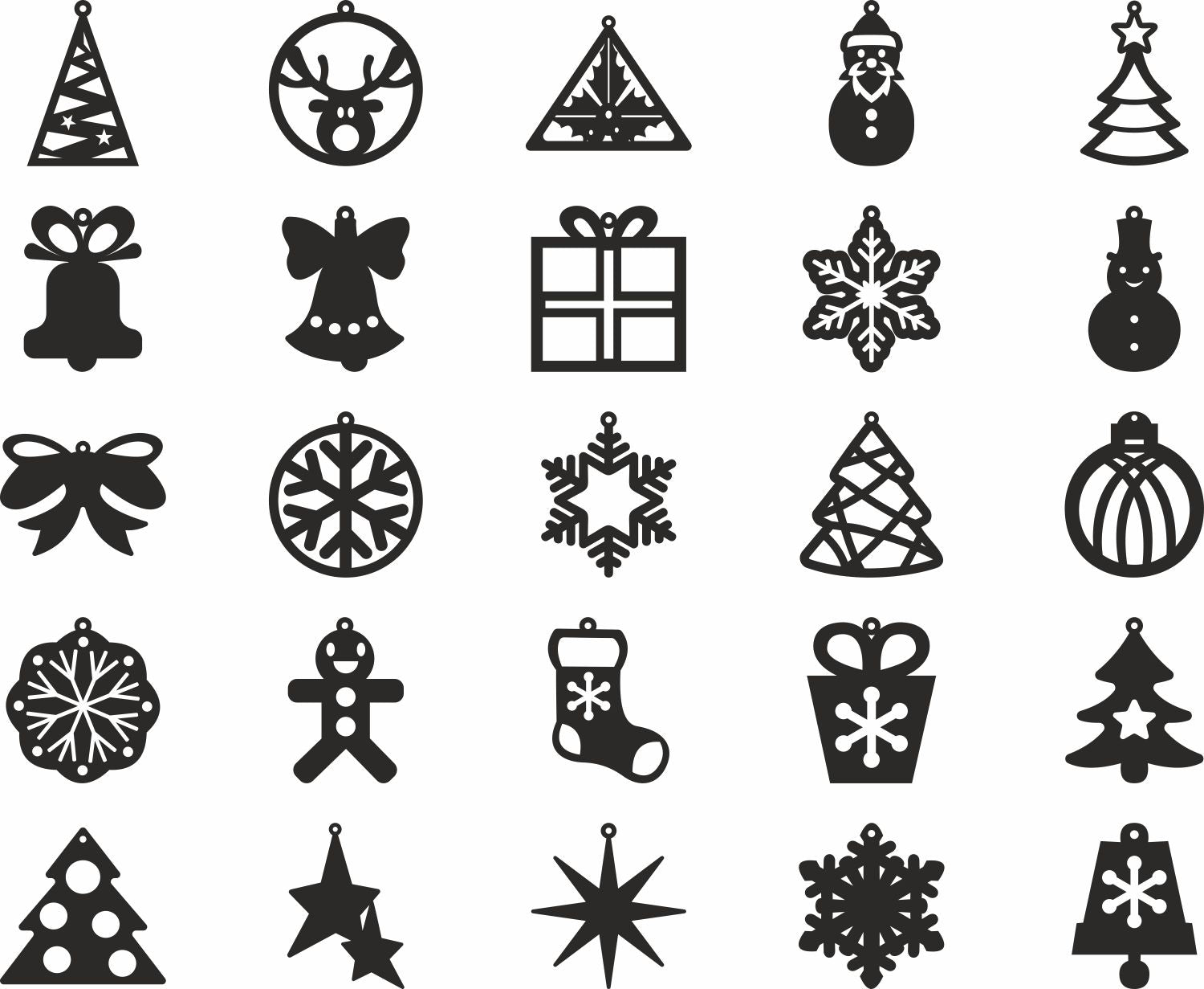 christmas earrings decorations cricut