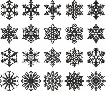 christmas glowforge vector files