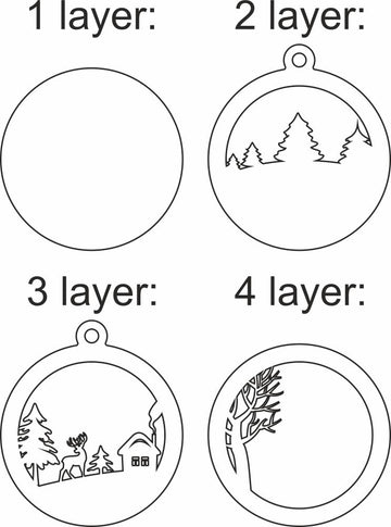 christmas laser and cricut cutout