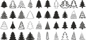 christmas tree dxf cricut