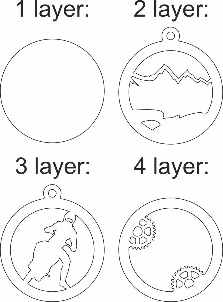 cycling bike laser cutting svg