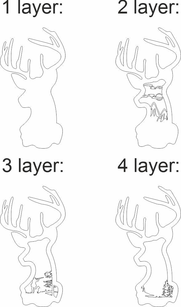 deer head wall cricut idea